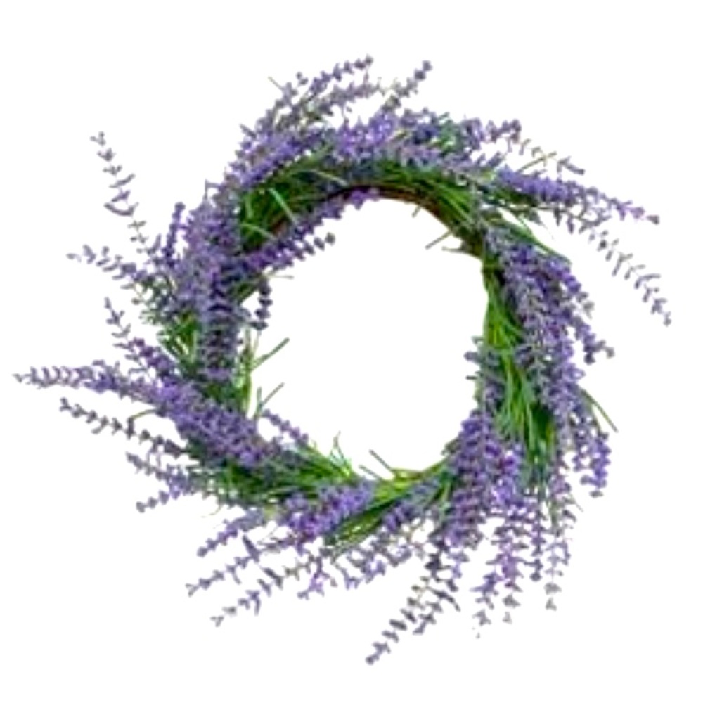 Purple Astilbe & Twig Wreath